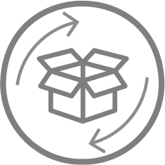 Icon EENVOUDIG RETOURNEREN